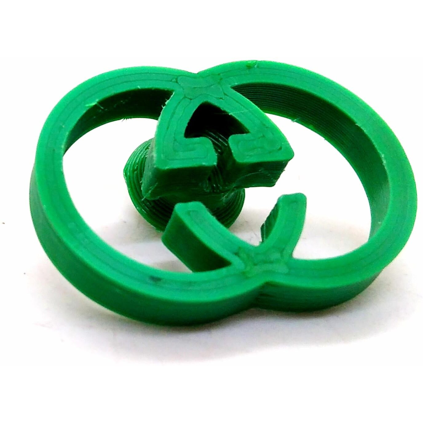 Cero  3D Printed Symbols Crocs Charms, Pins Logo (Green Pla Plastic)