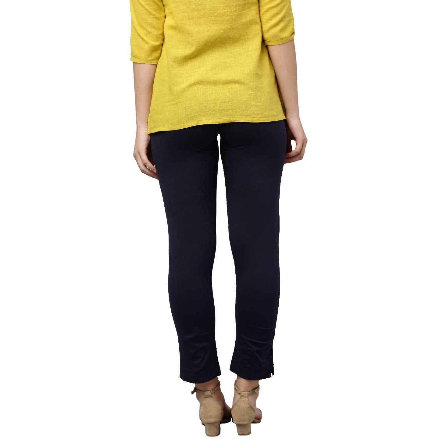 Lyra Women's Slim Fit Pants Kurtipant_30_Fs_1Pc_Navy Blue_One Size_Navy Blue