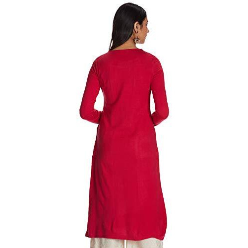 W For Women Straight Winter Kurta (18Now11562-210445_White_8)