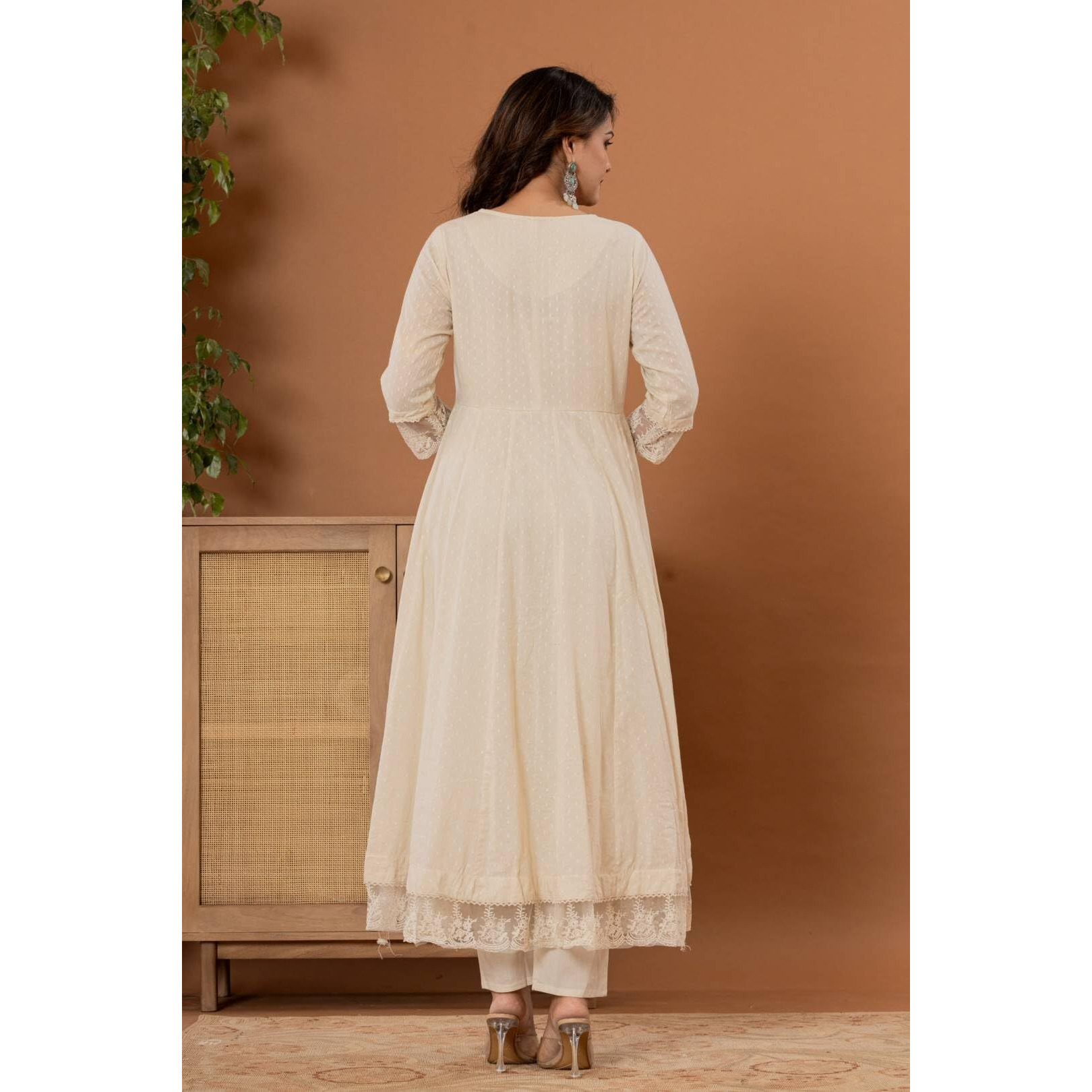 Varanga Women's Cotton Kurta Kurta Bottom Set