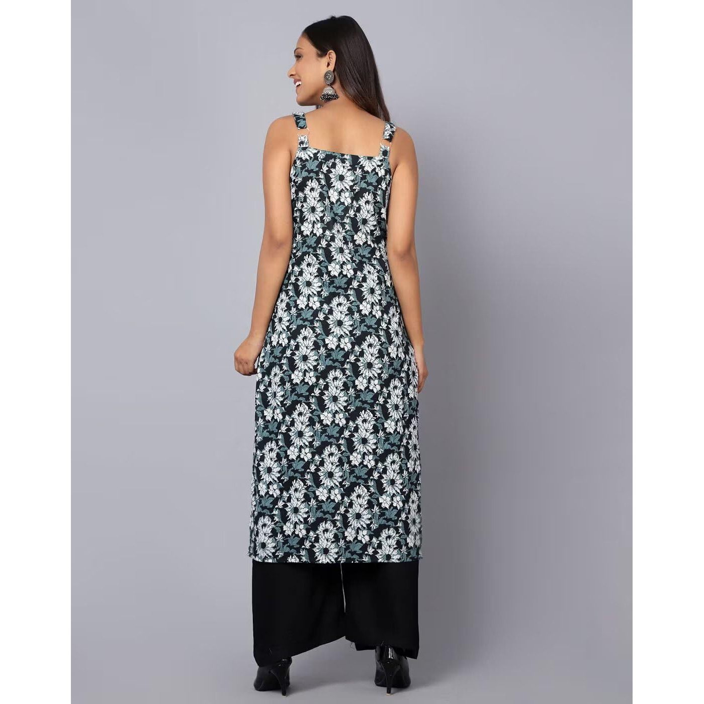Patlani Women's Crepe Full Stitched Kurti.