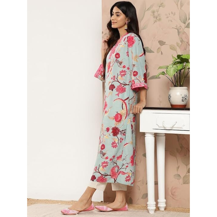Varanga Women Kurta Set  Elegant, Comfortable, And Stylish, Perfect For Casual, Festive, Or Semi-Formal Occasions With A Timeless Traditional Appeal
