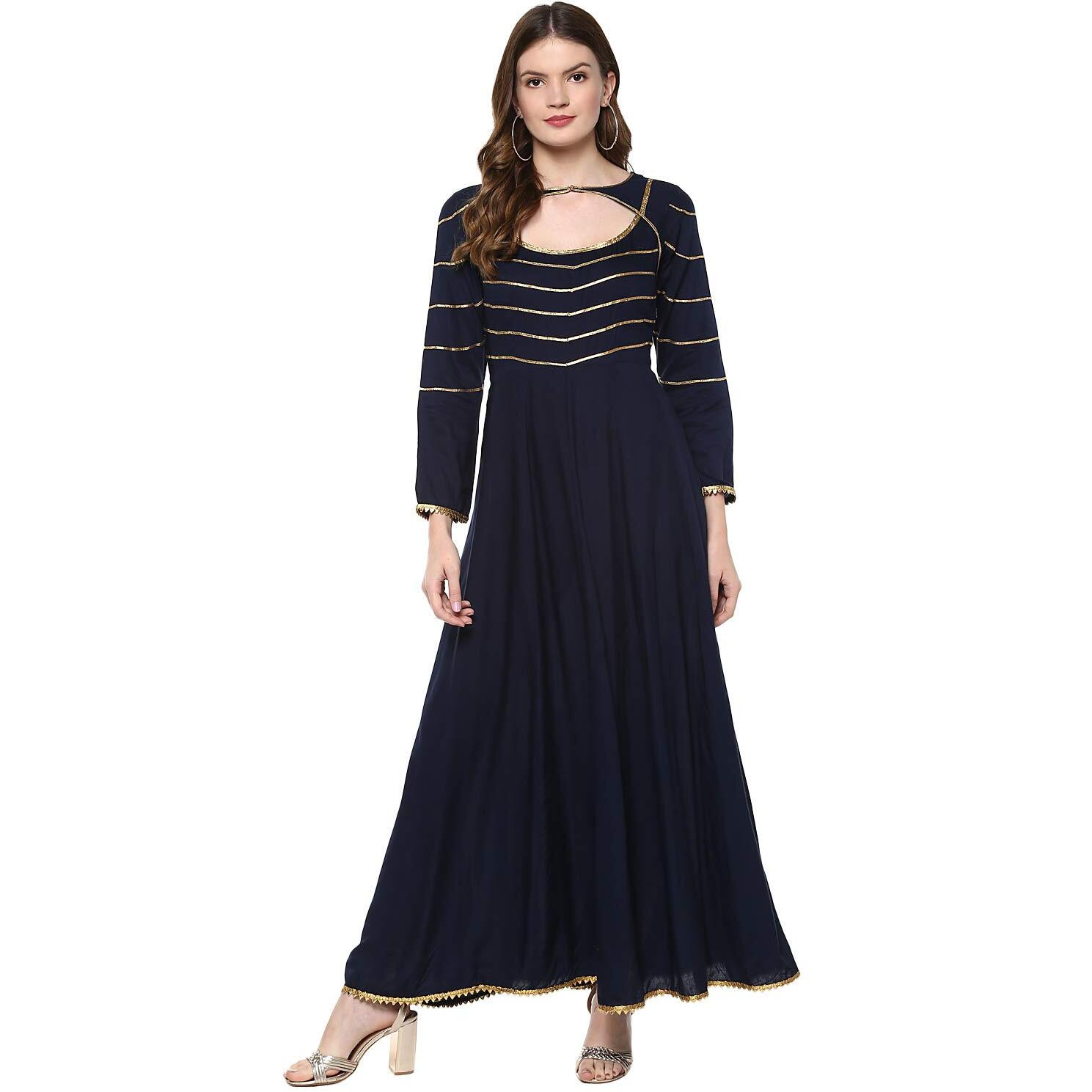 Idalia Navy Blue A Line Kurta