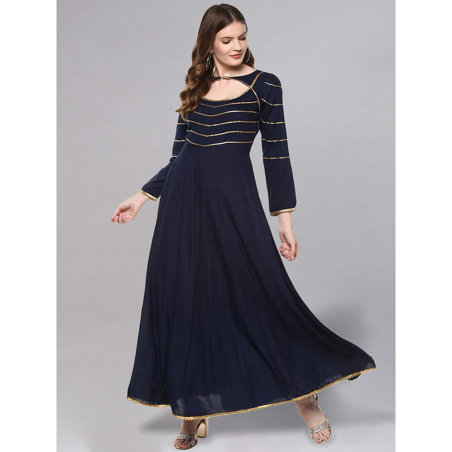 Idalia Navy Blue A Line Kurta