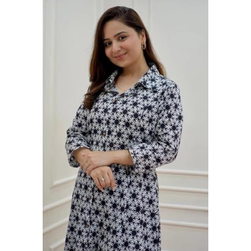Dhruvi Trendz Womens Rayon Co-Ord Set Regular Fit Casual (Dt-W1836&Tr893_Black_2Xl)