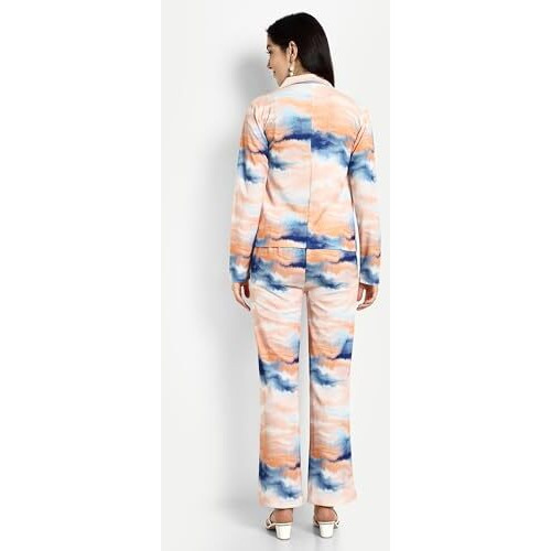 Dhruvi Trendz Womens Rayon Co-Ord Set Regular Fit Casual (Dt-W1866&W1867&Tr916_Orange_2Xl)