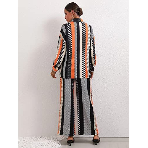 Dhruvi Trendz Womens Rayon Co-Ord Set Regular Fit Night Dress (Dt-W1698&Tr794_Multi_S) Multicolour