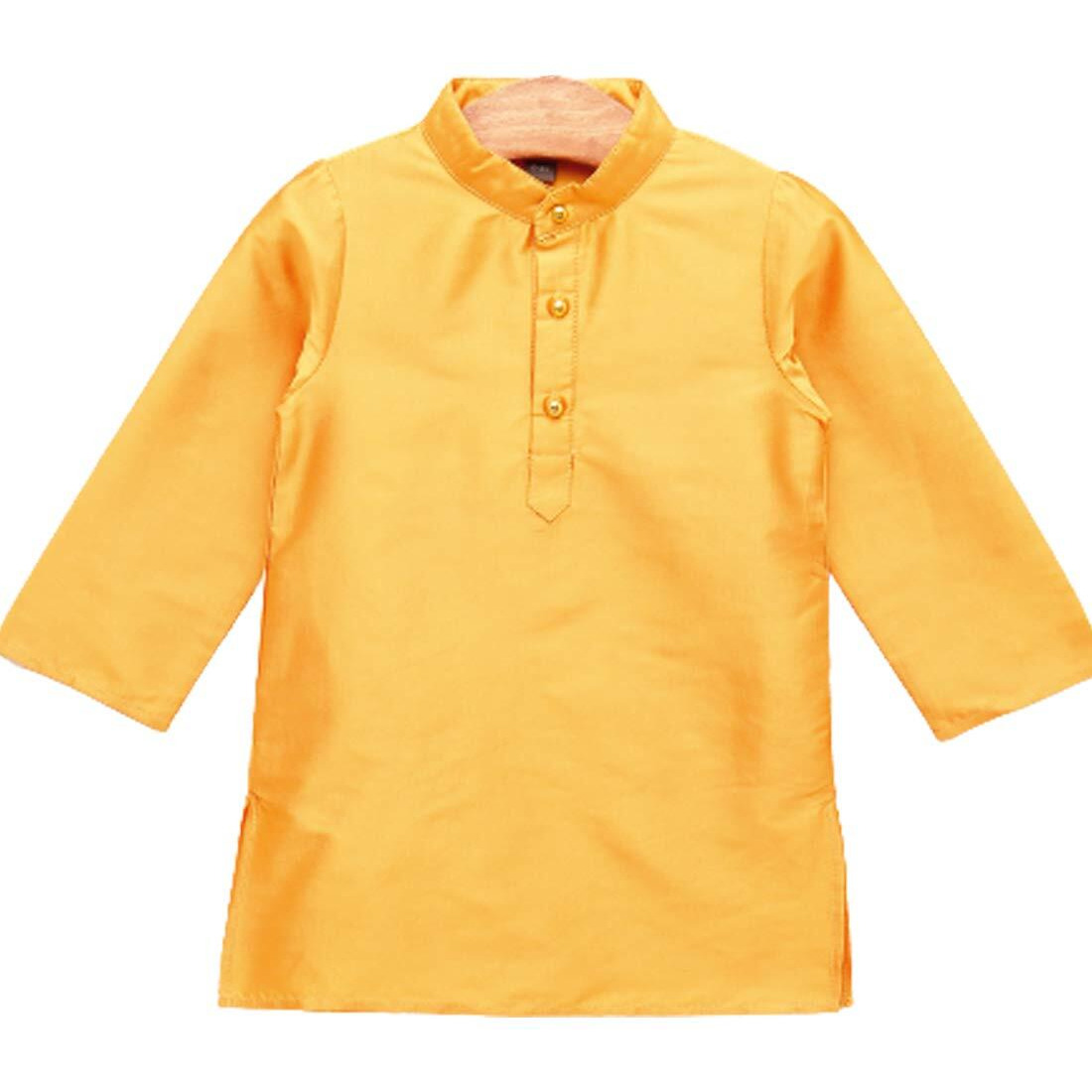 A.T.U.N. (All Things Uber Nice) Baby-Boy's Solid Regular Pyjama Jacket Set (Bjkp_Amber-Navy 1-2 Years)