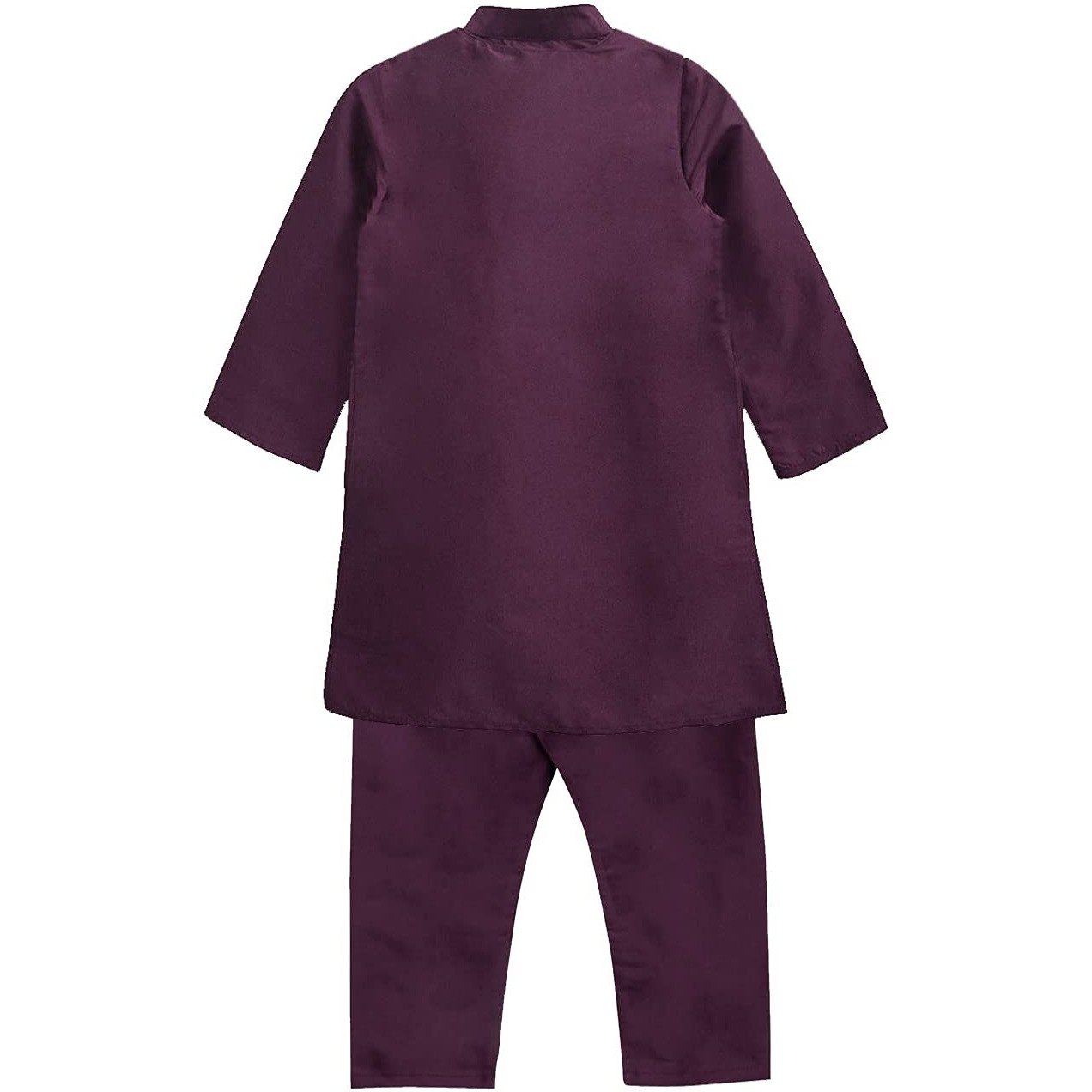 A.T.U.N. (All Things Uber Nice) Boy's Regular Kurta Pyjama Set (Bkls Kpp_Wine 7-8 Years)