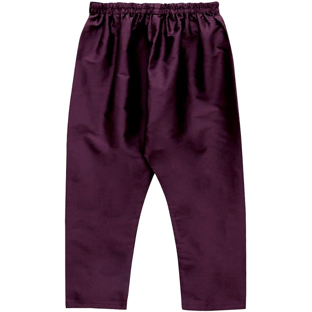 A.T.U.N. (All Things Uber Nice) Boy's Regular Kurta Pyjama Set (Bkls Kpp_Wine 7-8 Years)