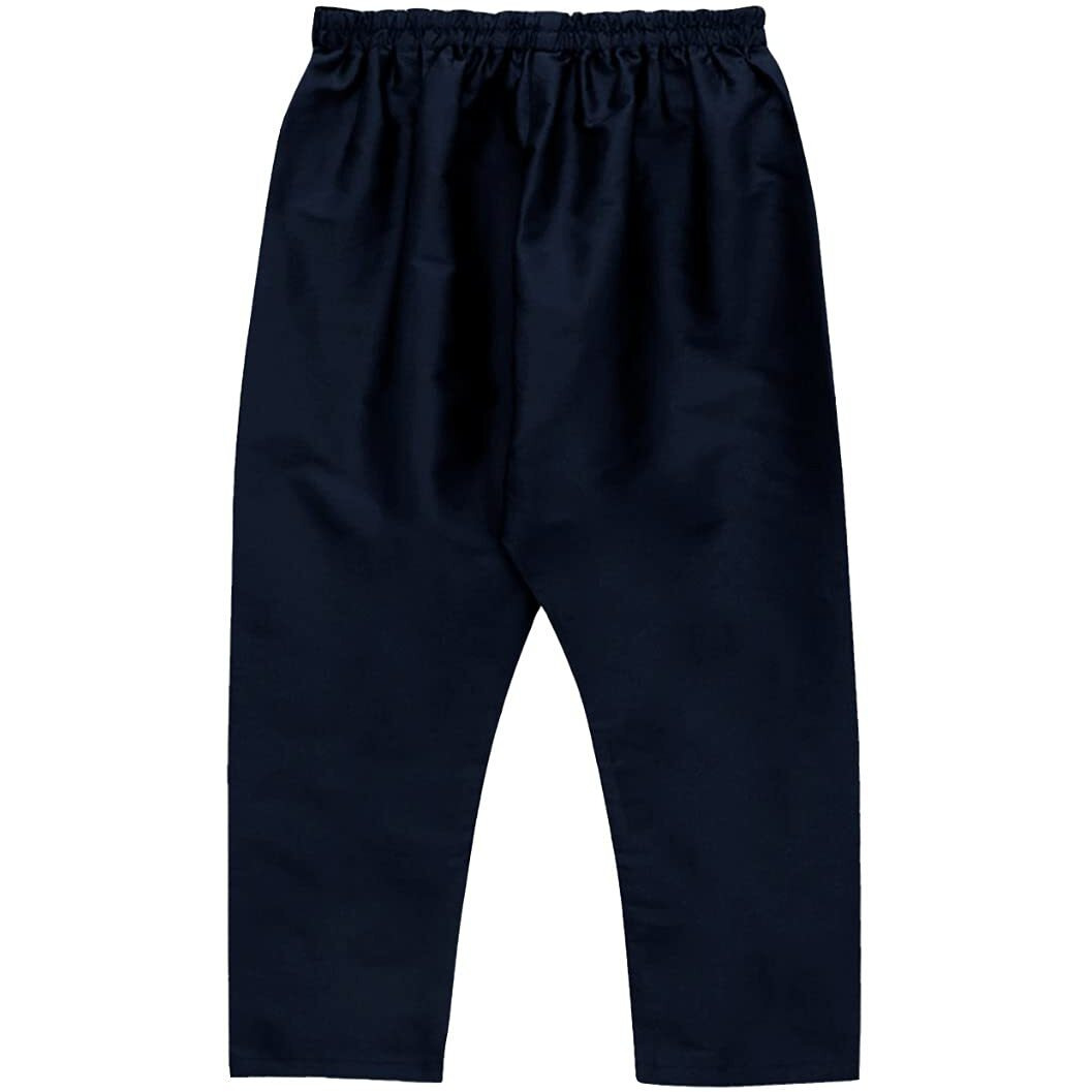 A.T.U.N. (All Things Uber Nice) Boy's Regular Kurta Pyjama Set (Bkls Kpp_Navy 6-12 Months)