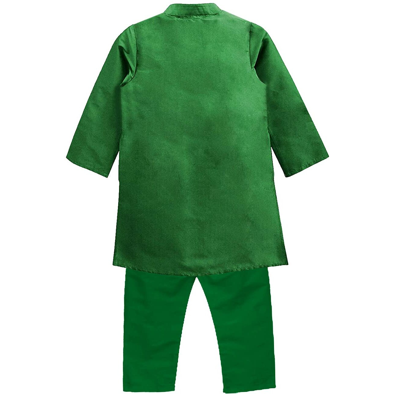 A.T.U.N. (All Things Uber Nice) Boy's Regular Kurta Pyjama Set (Bkls Kpp_Green 8-9 Years)