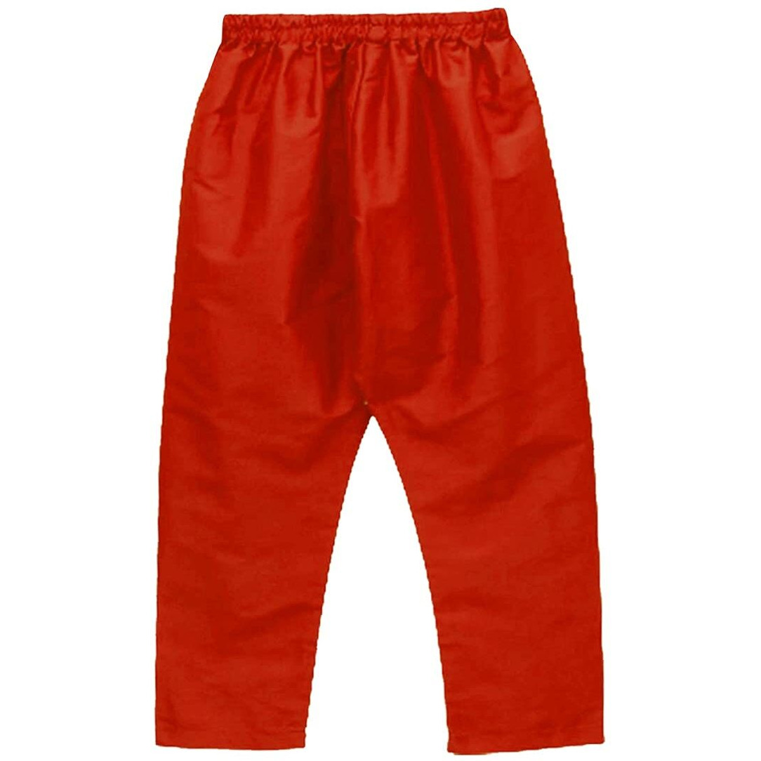 A.T.U.N. (All Things Uber Nice) Boy's Regular Kurta Pyjama Set (Bkls Kpp_Red 6-7 Years)