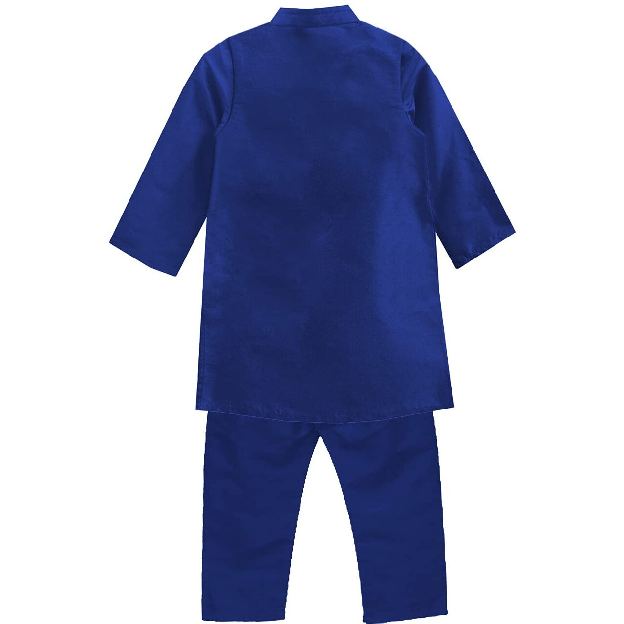 A.T.U.N. (All Things Uber Nice) Boy's Regular Kurta Pyjama Set (Bkls Kpp_Royal Blue 11-12 Years)