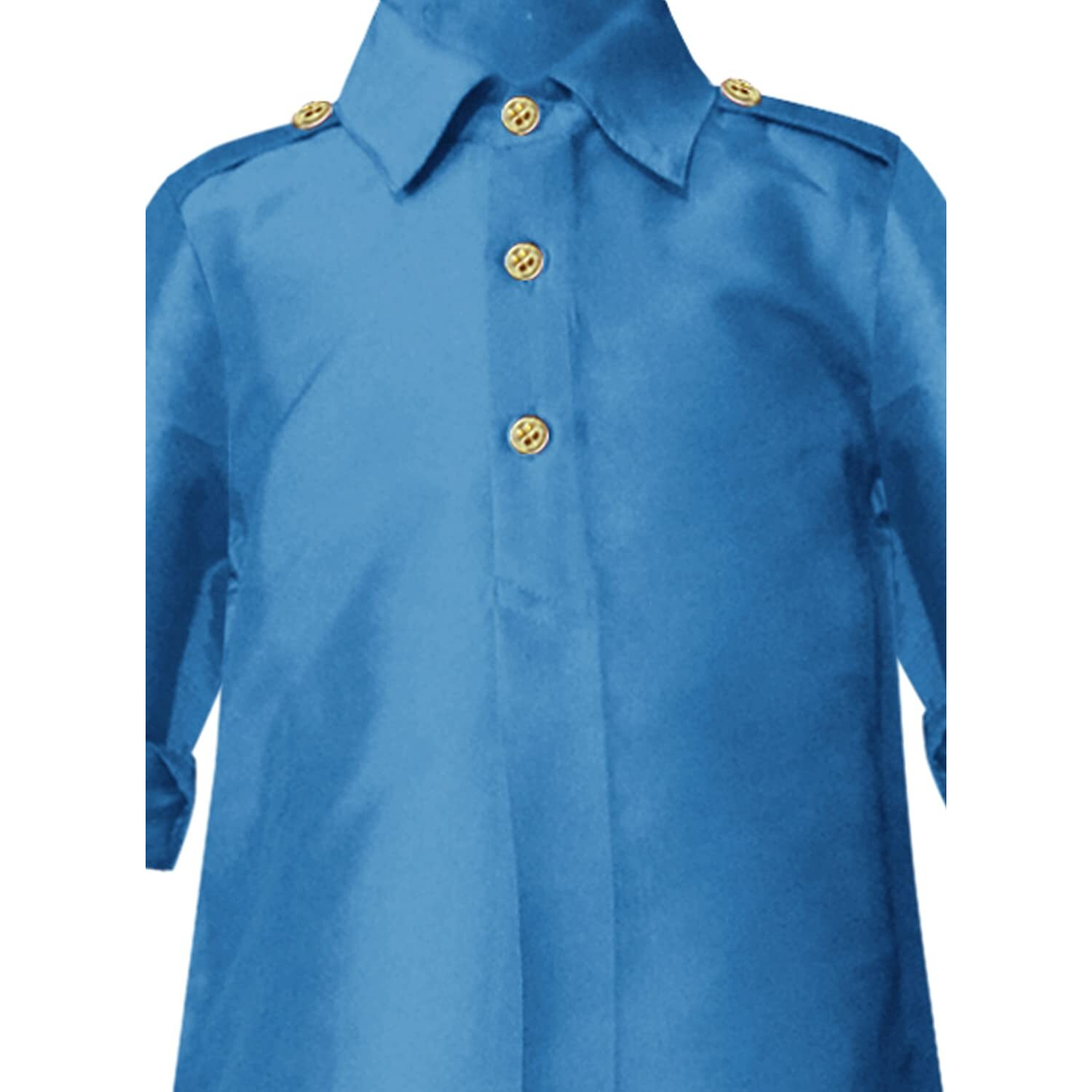 A.T.U.N. (All Things Uber Nice) Boy's Regular Pathani Suit (Bkls Pts_Turquoise-Black 2-3 Years)