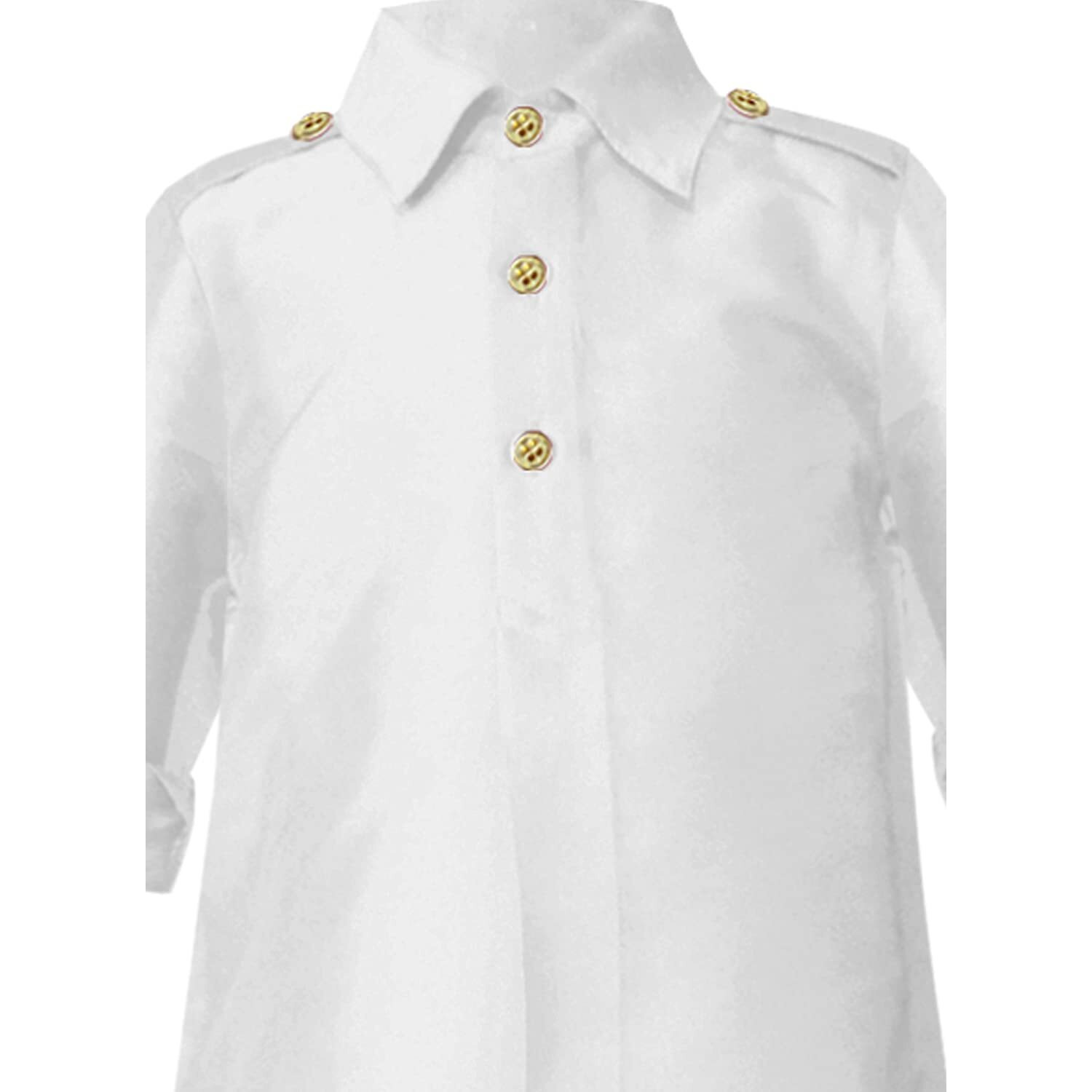 A.T.U.N. (All Things Uber Nice) Baby-Boy's Regular Pathani Suit (Bkls Pts_White 6-12 Months)