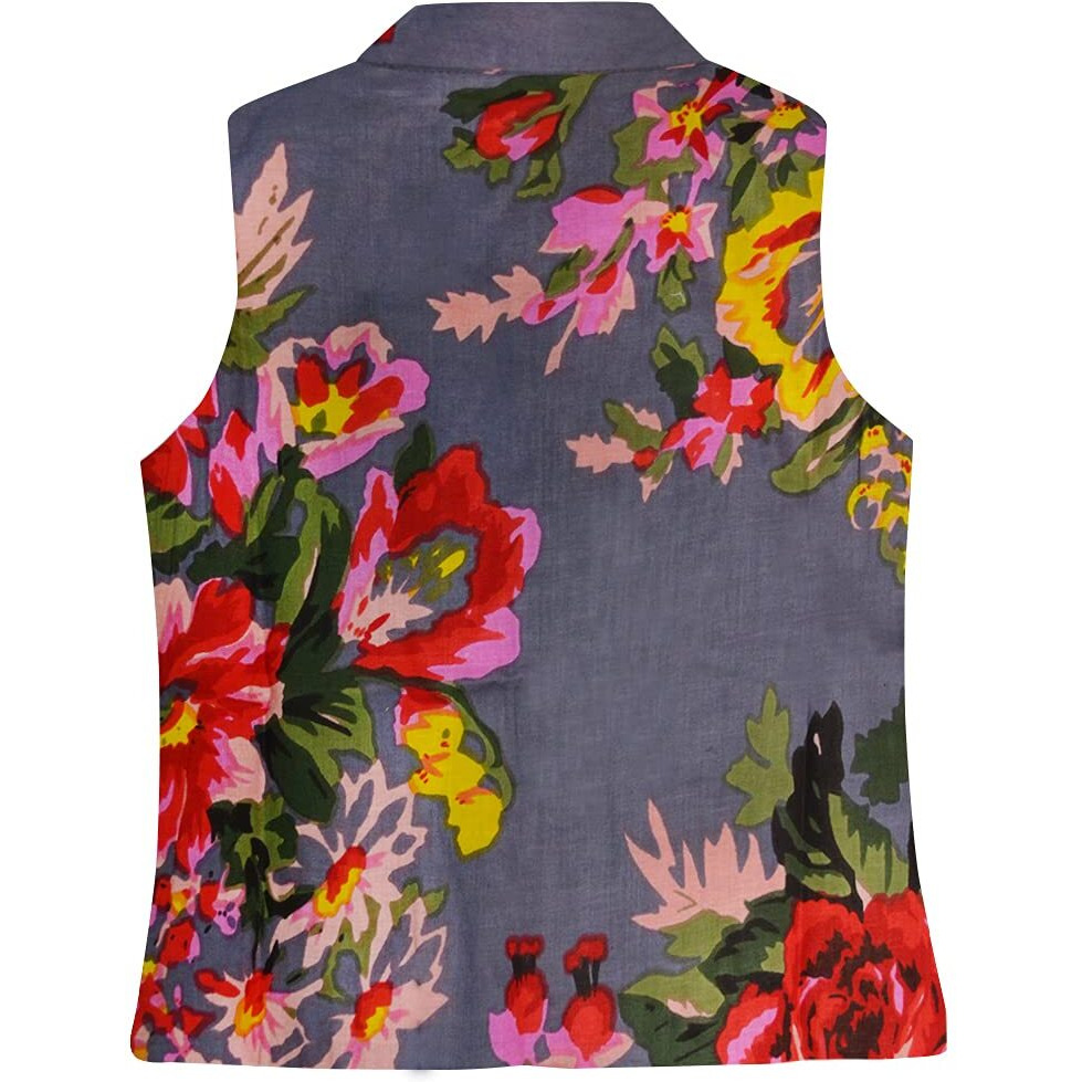 A.T.U.N. (All Things Uber Nice) Boy's Nehru Jacket (Bjac Fla_Grey-Multi_3-6 Months)