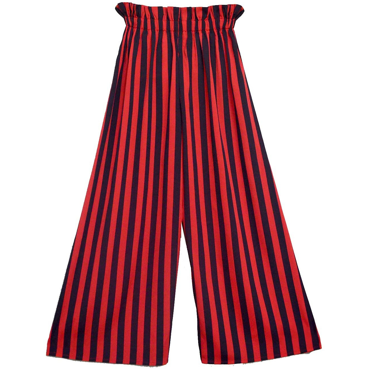 A.T.U.N. (All Things Uber Nice) Women's Regular Palazzo (Wplz Ply_Red-Navy_Xl)