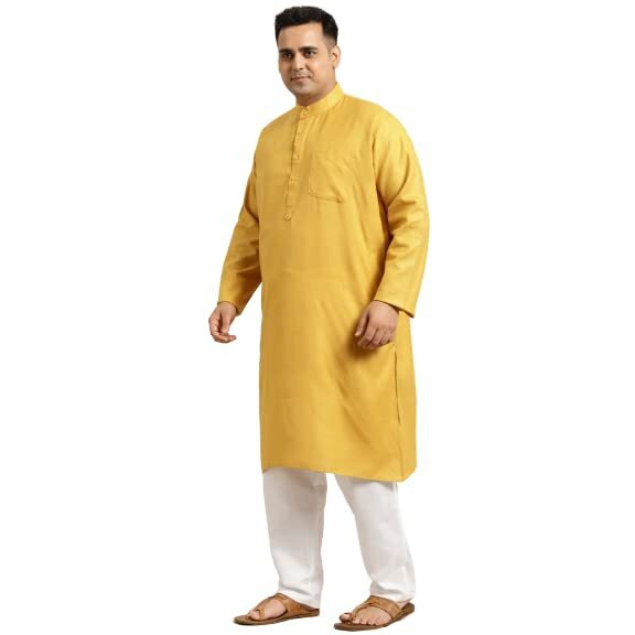 Sojanya (Since 1958 Men's Cotton Black Kurta & Maroon Nehrujacket With White Churidar Pyjama Set Size-3Xl
