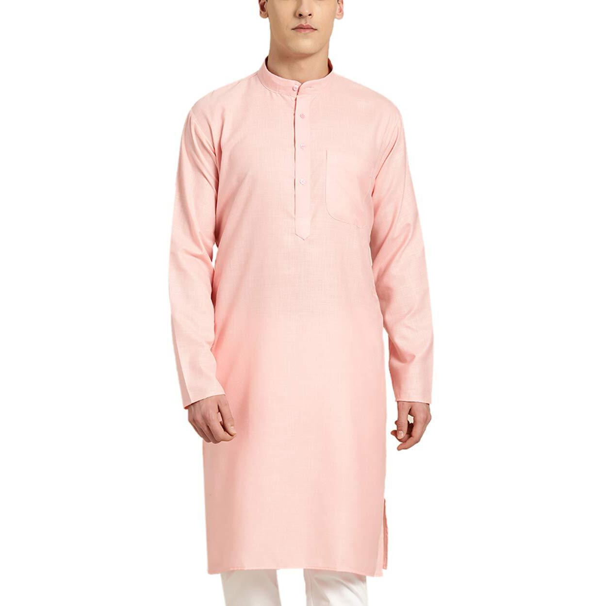 Sojanya (Since 1958 Men's Cotton Pink Only Kurta Size 38