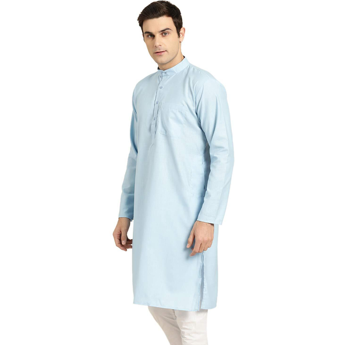 Sojanya (Since 1958 Men's Cotton Blue Only Kurta Size 40