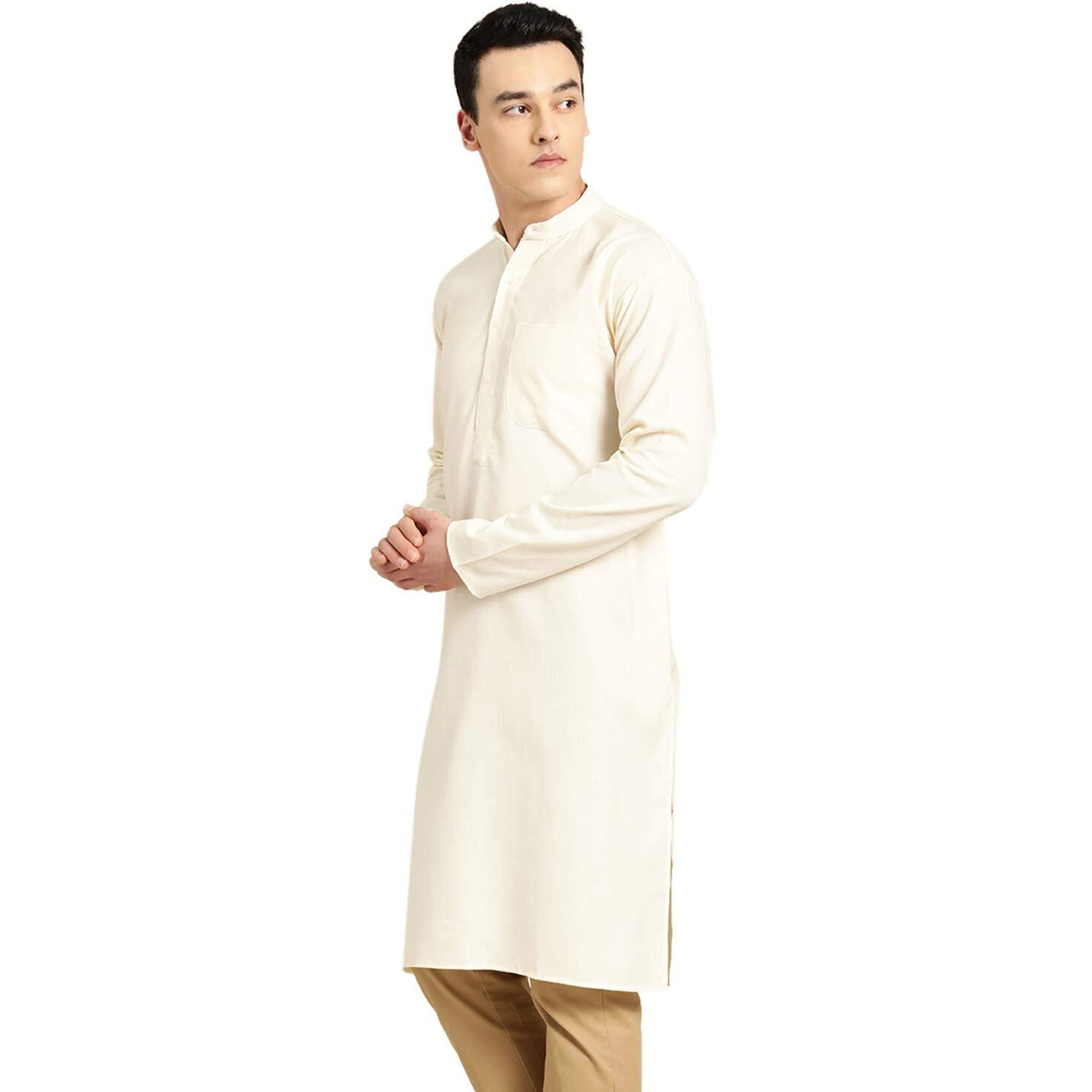 Sojanya (Since 1958 Men's Cotton Cream Only Kurta Size 40