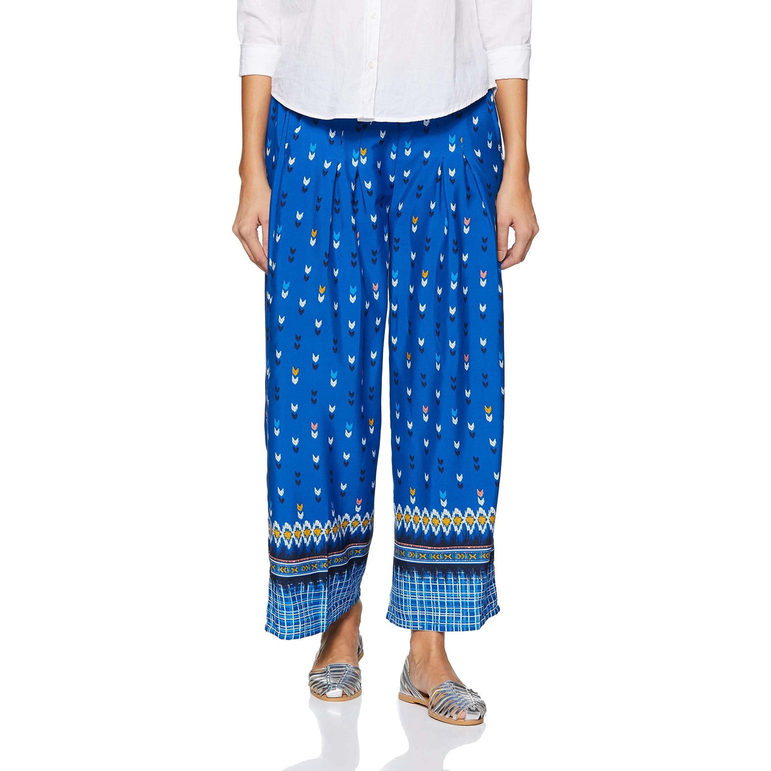 Aurelia Women Loose Fit Bottom(18Fek60030-62796_Blue_M)