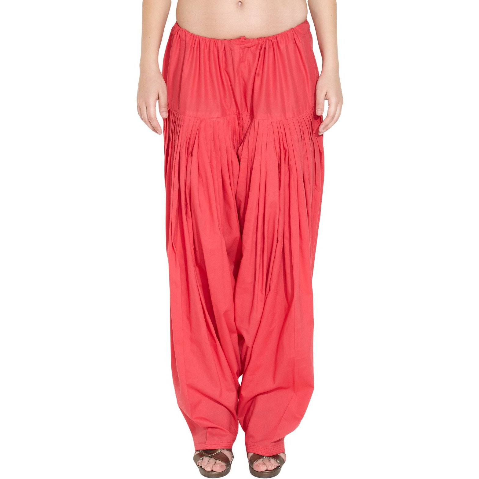 Aurelia Women's Cotton Patiala (Crk60025-00360_Pink_Fs)