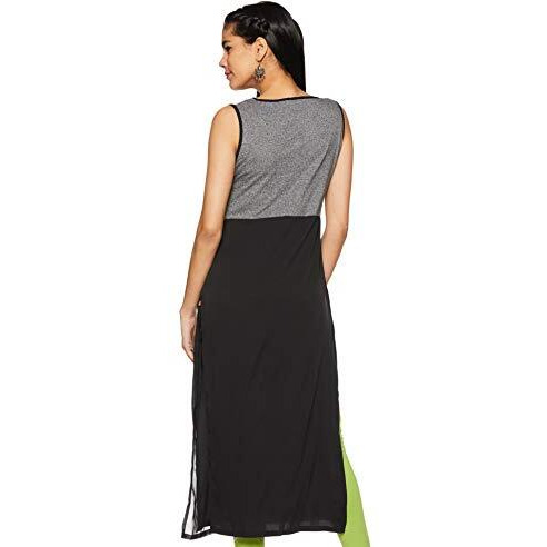 W For Woman Women's Straight Kurta (16Au16000-57864-14-White)