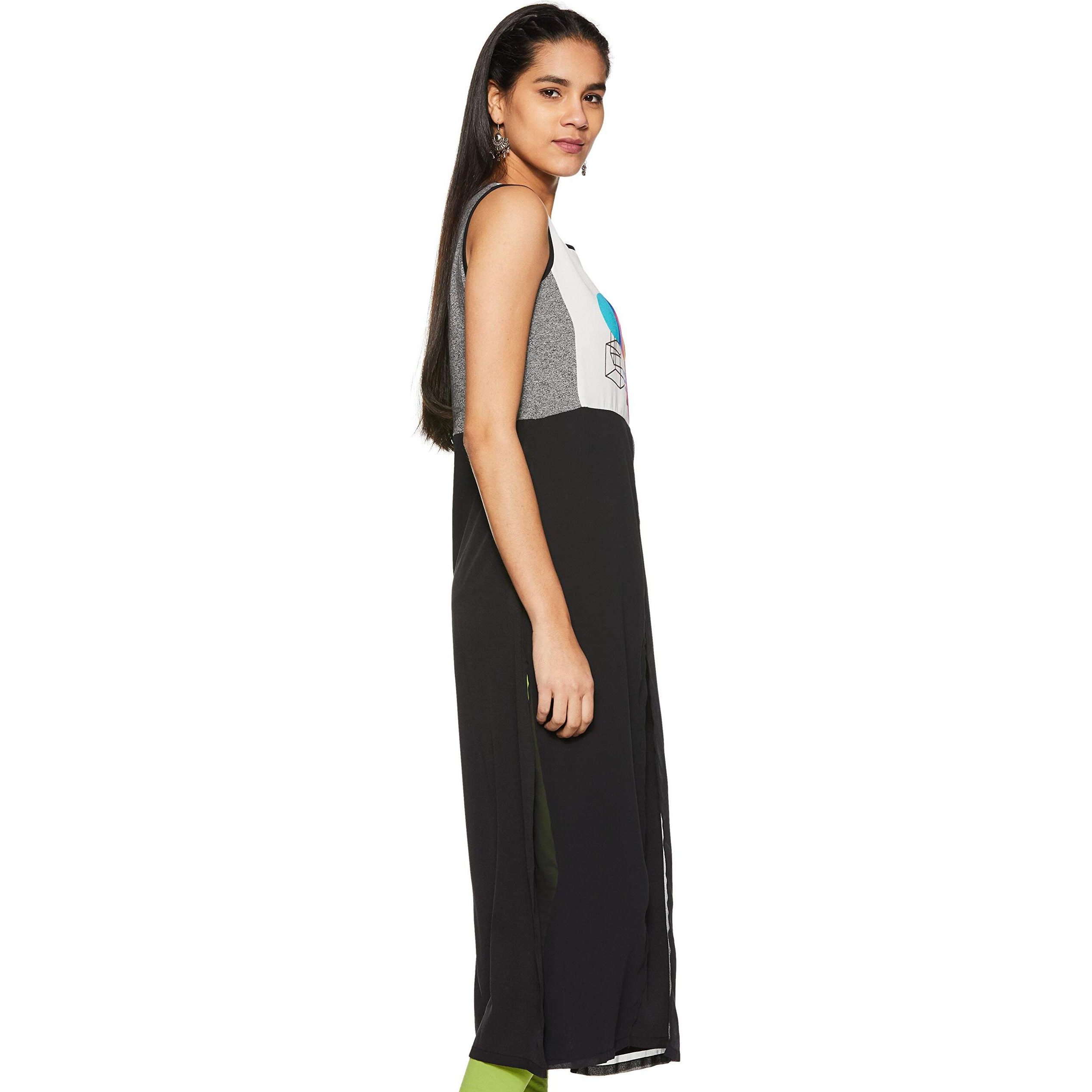 W For Woman Women's Straight Kurta (16Au16000-57864-14-White)
