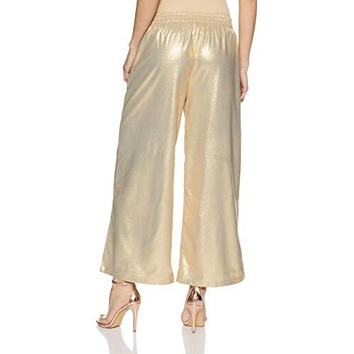 W For Woman Women's Straight Pants (17Au60234-72717_Golden_10)