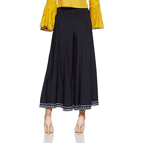 W For Woman Women's Palazzo (17Au60641-66081_Blue Iris_Ws)
