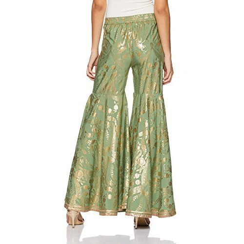 W For Woman Women's Palazzo (17Au60690-50590_Mistletoe_Wm) Green