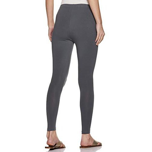 Lyra Women Solid Premium Cotton Ankle Length Leggings | Mid-Waist | Fashionwear