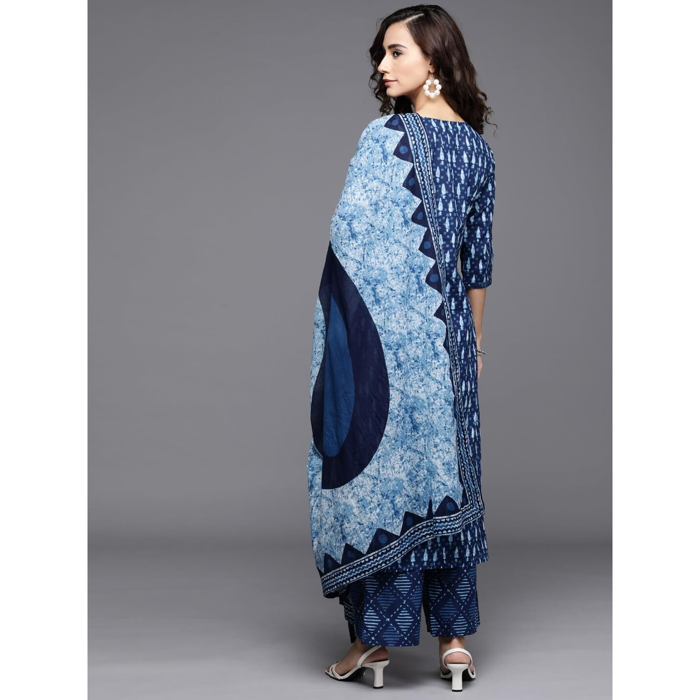 Libas Women's Cotton Kurta Sets (20161O_Blue