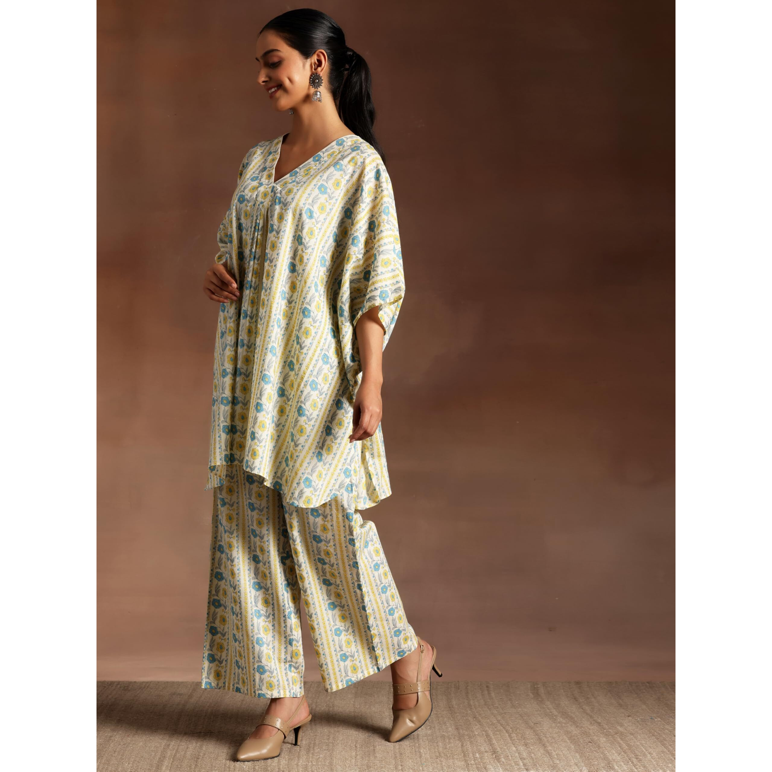 Libas Womens Printed Cotton Co-Ord Set For Women