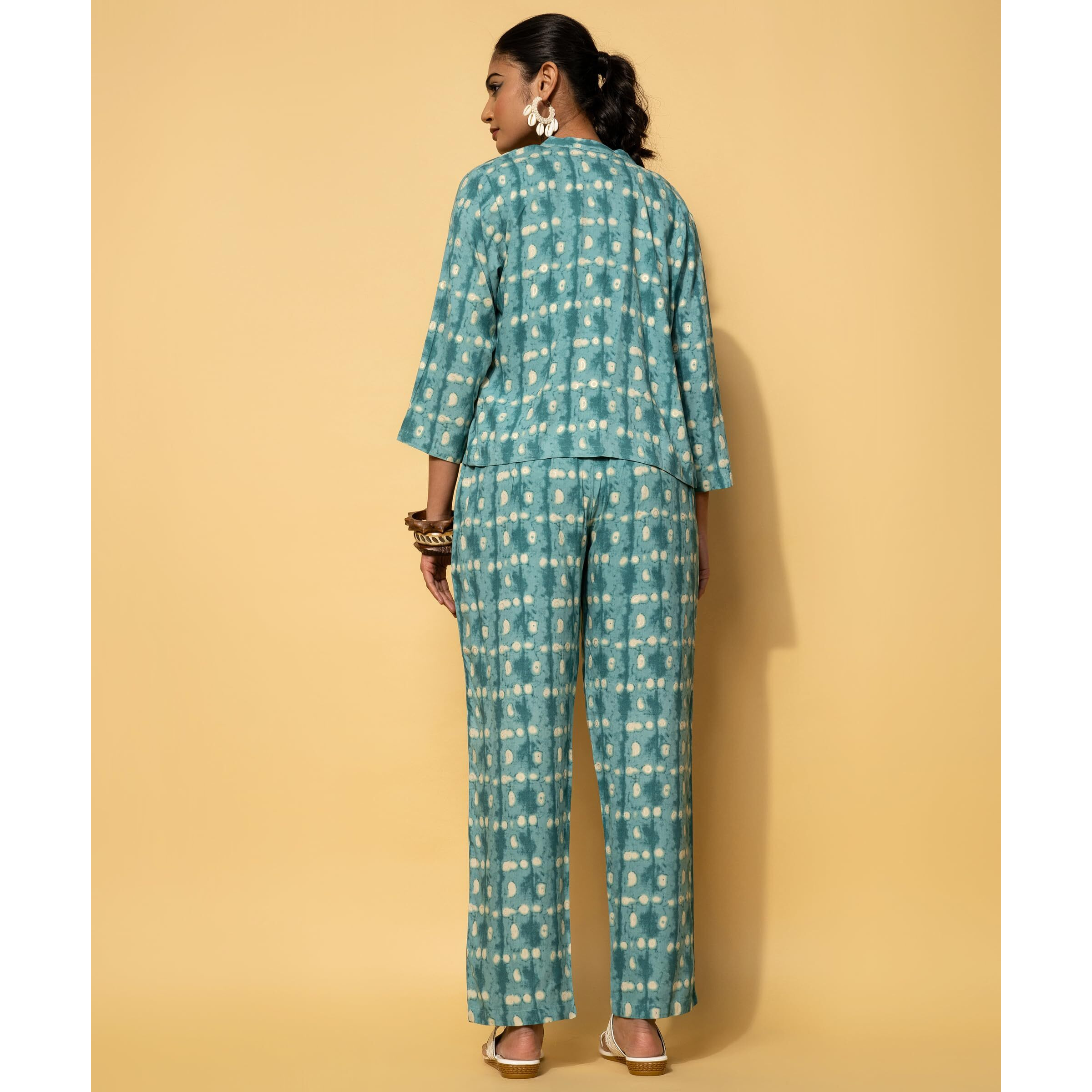 Libas Womens Printed Viscose Co-Ord Set For Women