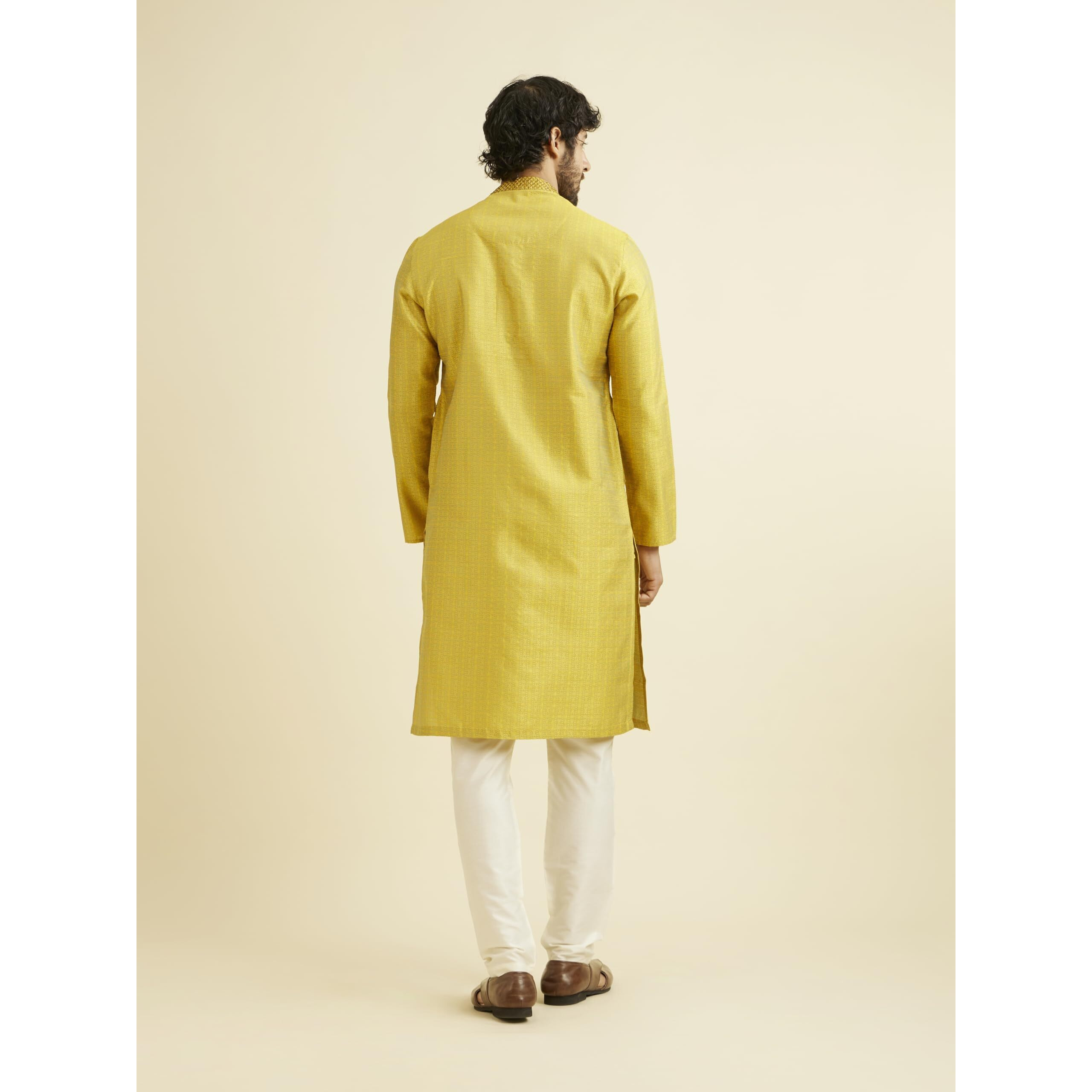 Manyavar Selfdesign Casual Kurta And Pyjama Set For Men