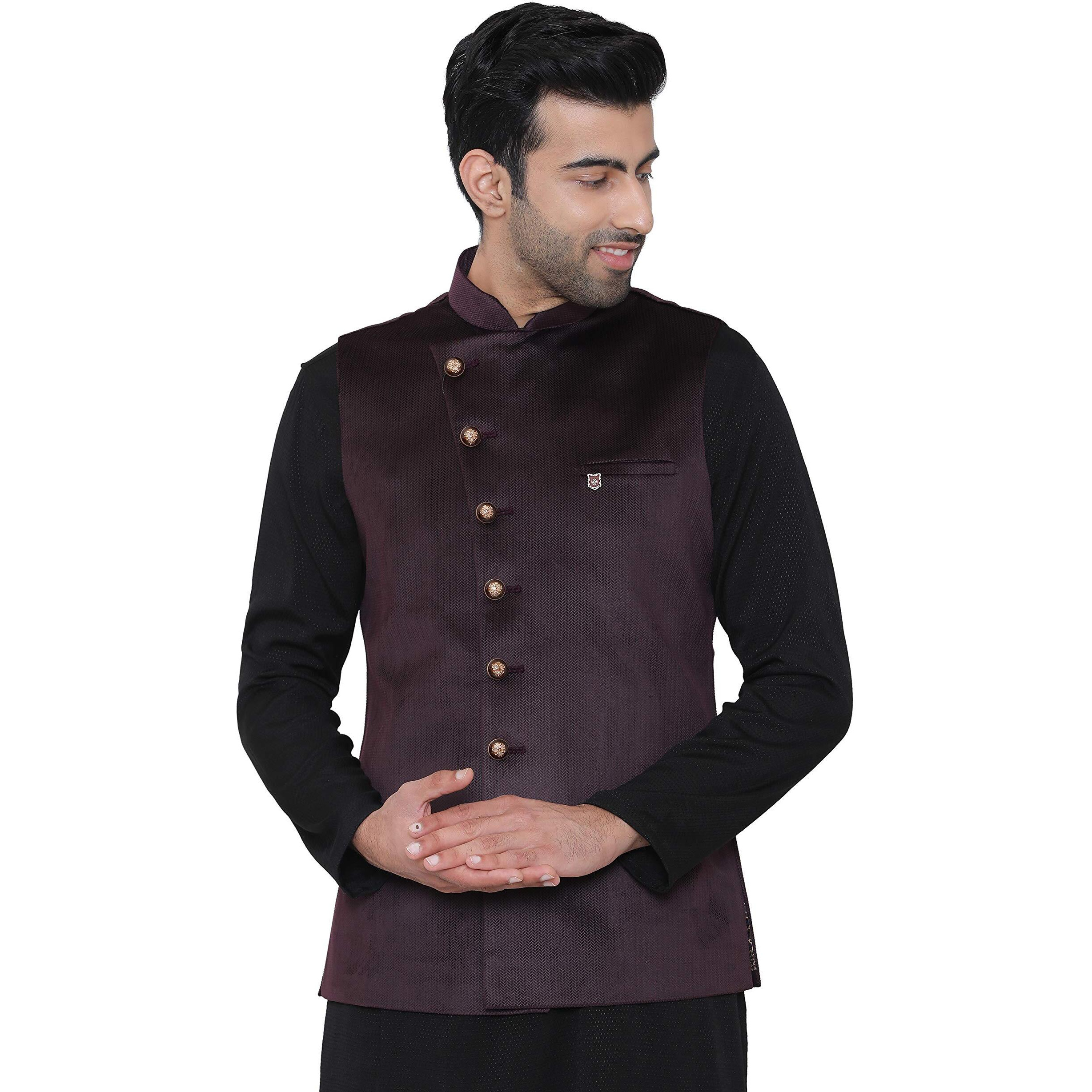 Manyavar Men's Other (Wcba017_Purple_M)