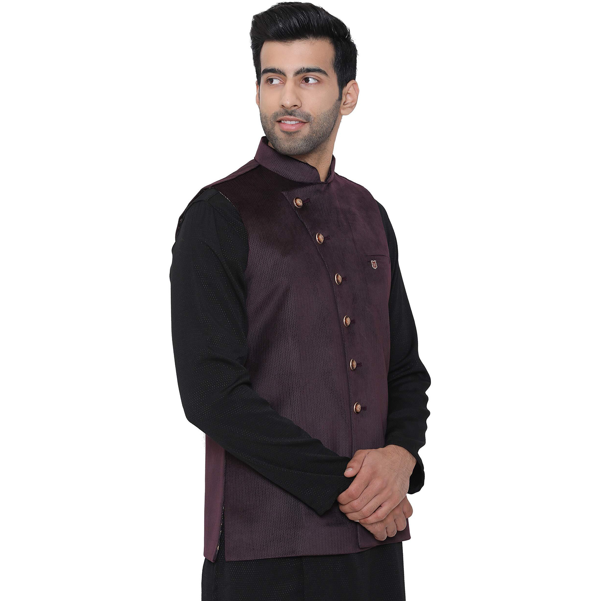Manyavar Men's Other (Wcba017_Purple_M)