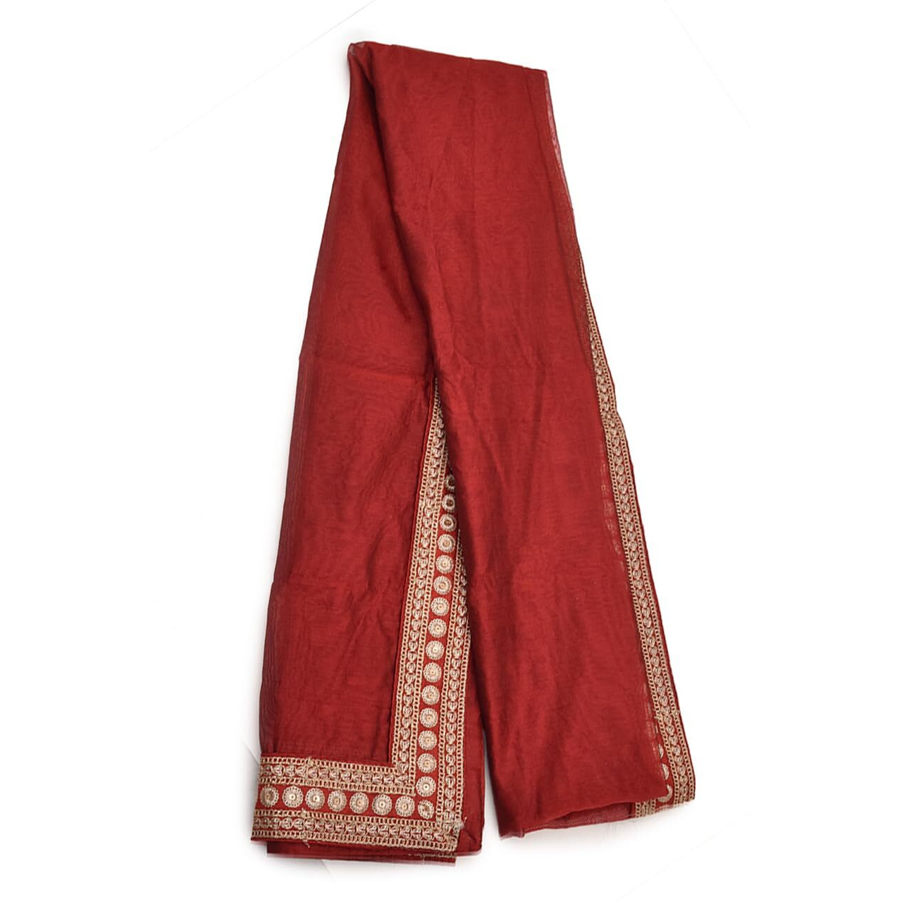 Manyavar Bright Maroon Dupatta