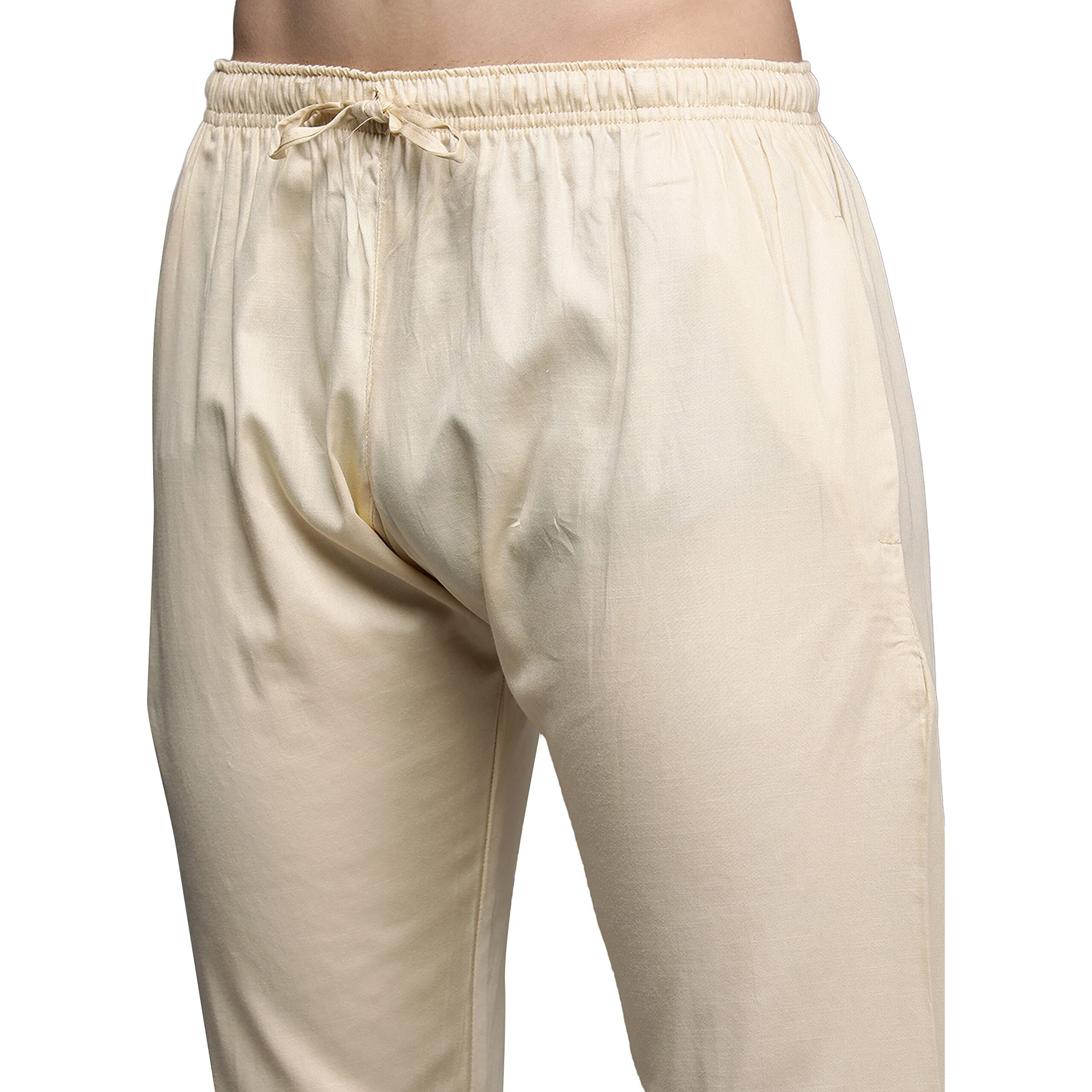 Diwas By Manyavar Men's Art Silk Golden Motifs Jacquard Weave Jacket Set (3Pcs)