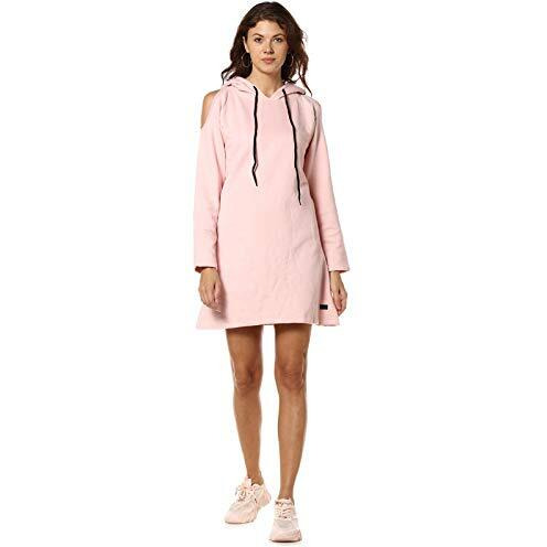 Campus Sutra Women's Cotton Casual Sweater (Aw20_Csw-Aw-Lt0655_Pink