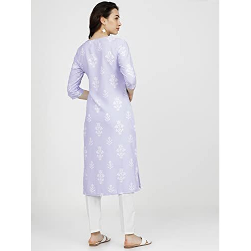 Ketch Women's Polyester Regular Fashion Kurta (Khku000030_Mauve), 2Xl