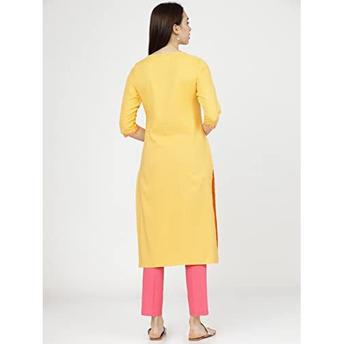 Ketch Women's Polyester Regular Fashion Vest (Khku000059_Yellow