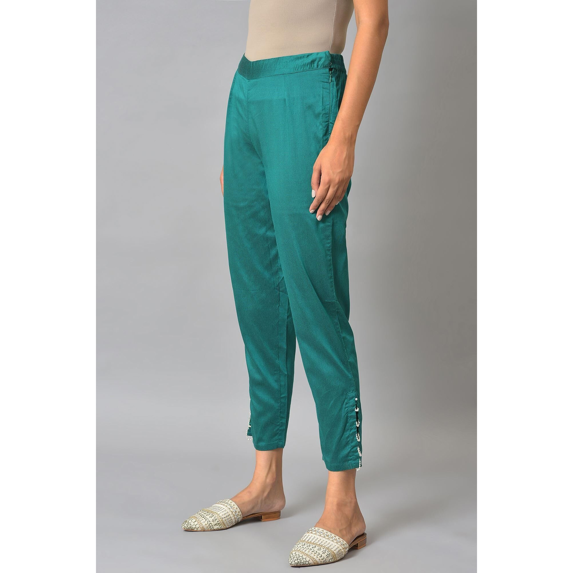 W Strechable Slim Pants For Women | Trousers For Women | W For Woman