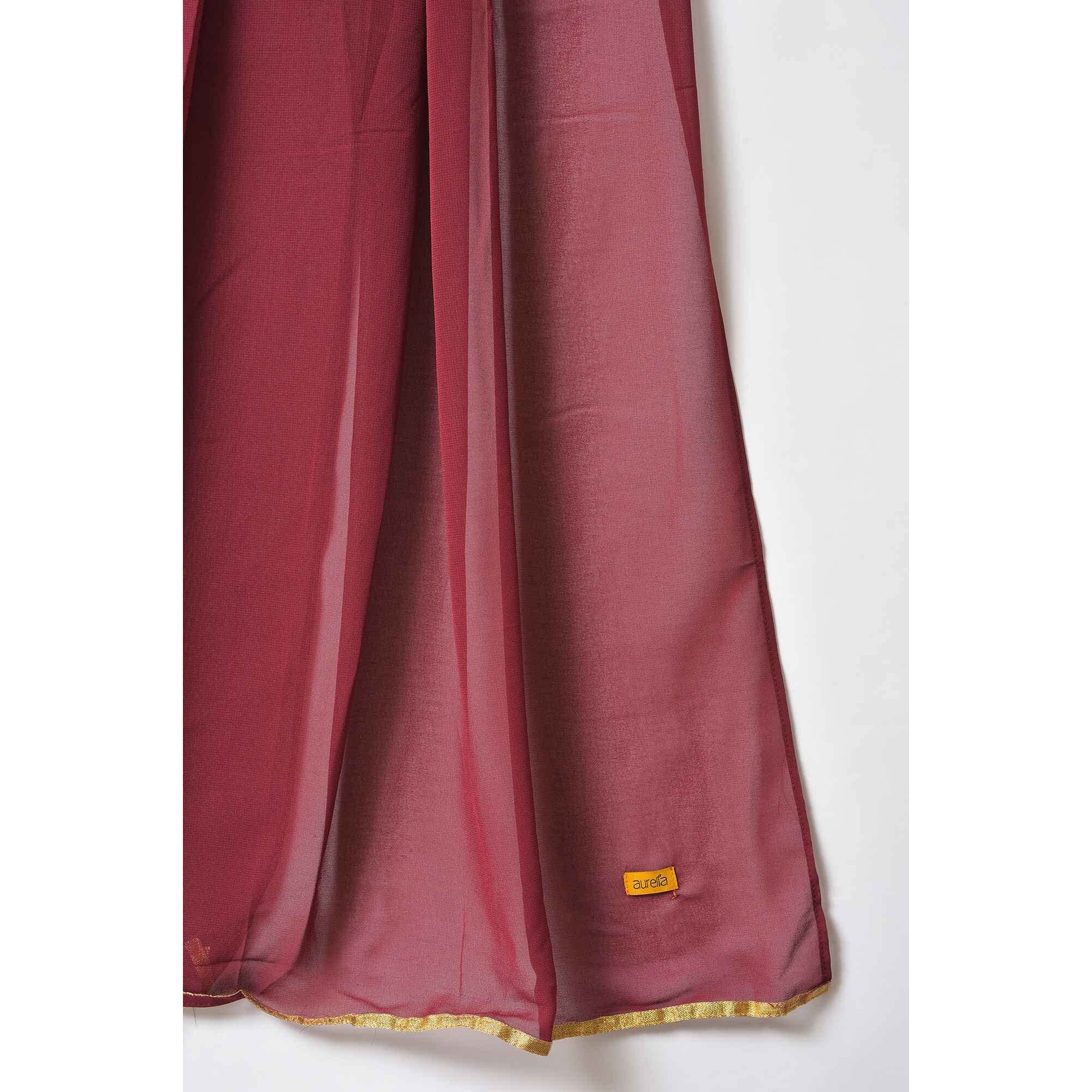 Elevate Your Style With This Extraordinary Choker Neck Dupatta. An Ornate Embroidered Choker With Georgette Drape On Both Ends, Makes This Dupatta One Of A Kind And Is A Perfect Choice For An Edgy Yet Sophisticated Festive Look.