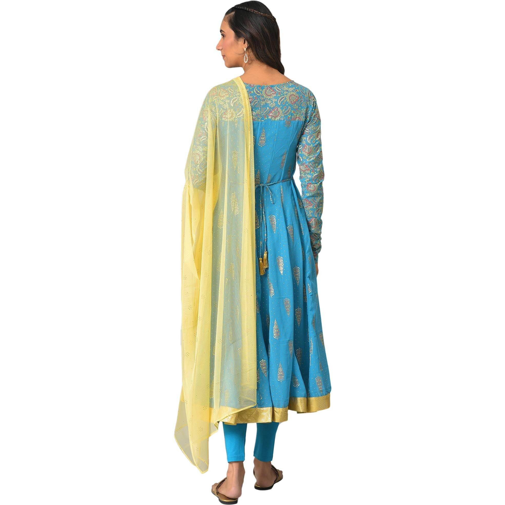 Aurelia Women's Polyester Set (22Aud10372-506006_Blue