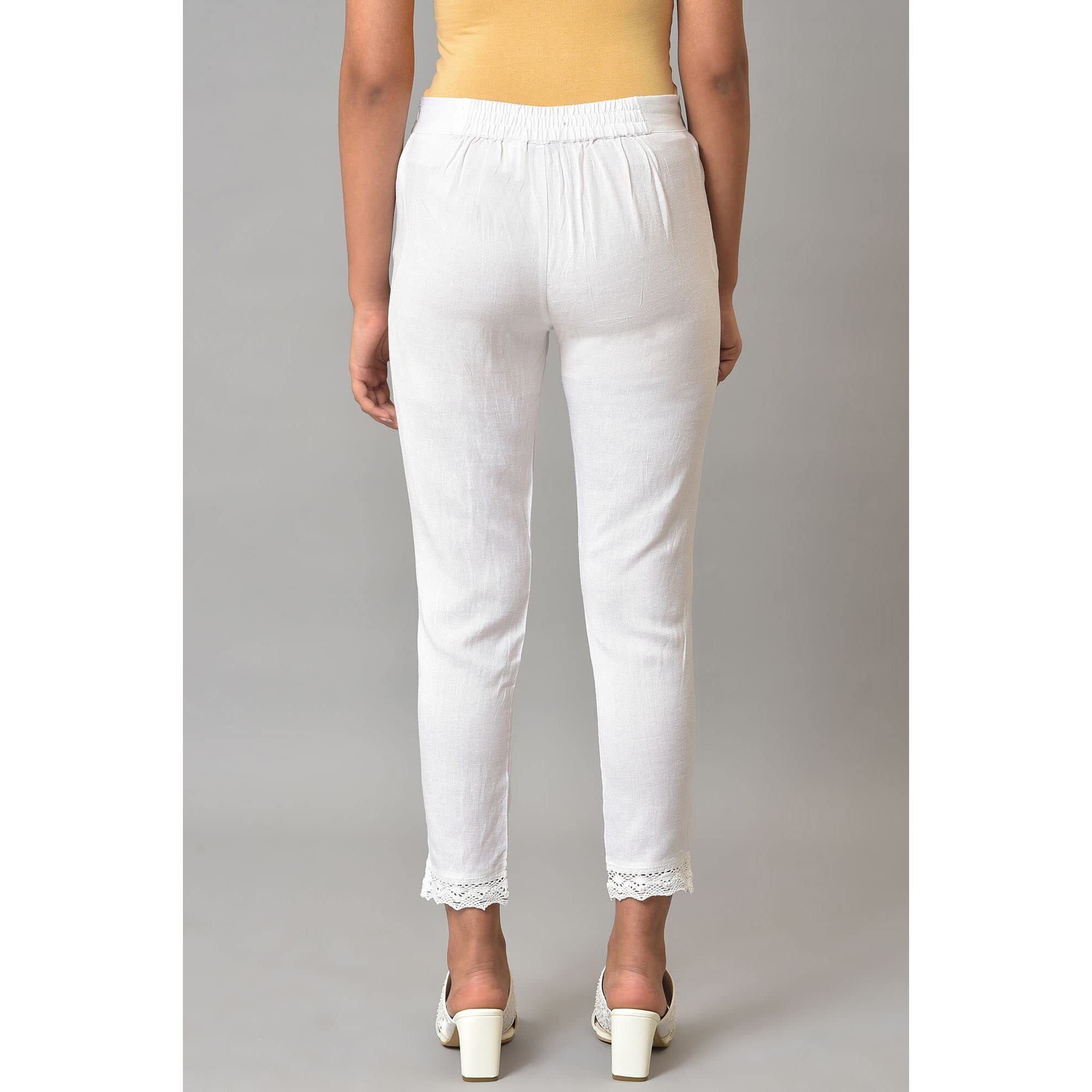 W Strechable Slim Pants For Women | Trousers For Women | W For Woman