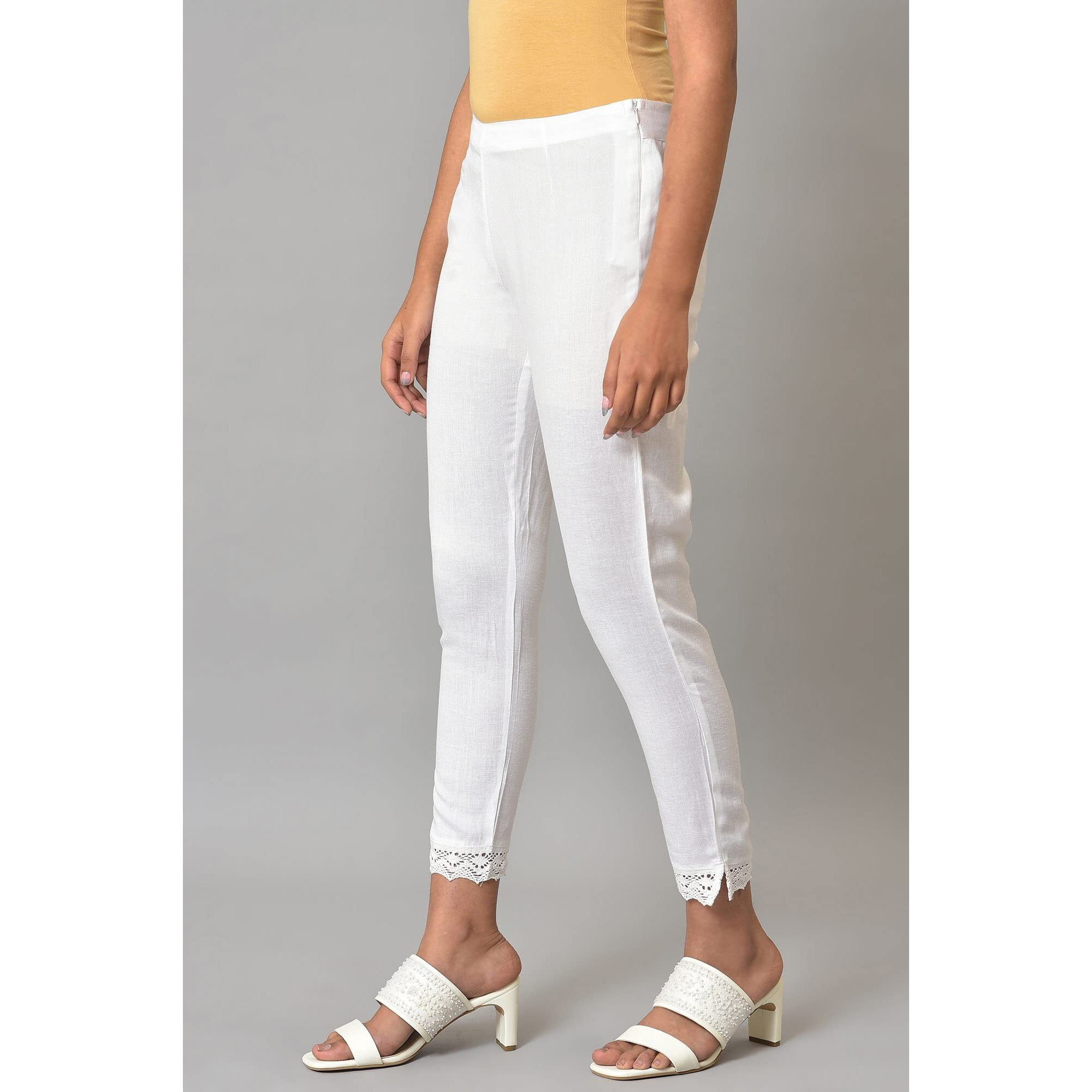 W Strechable Slim Pants For Women | Trousers For Women | W For Woman